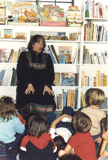 Jane telling stories