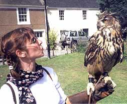Heidi with owl